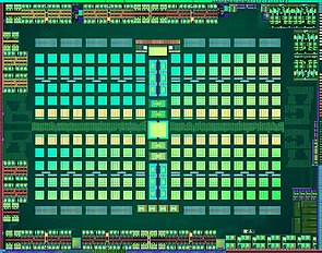 AMD Polaris 10 Dieshot (schematisch)